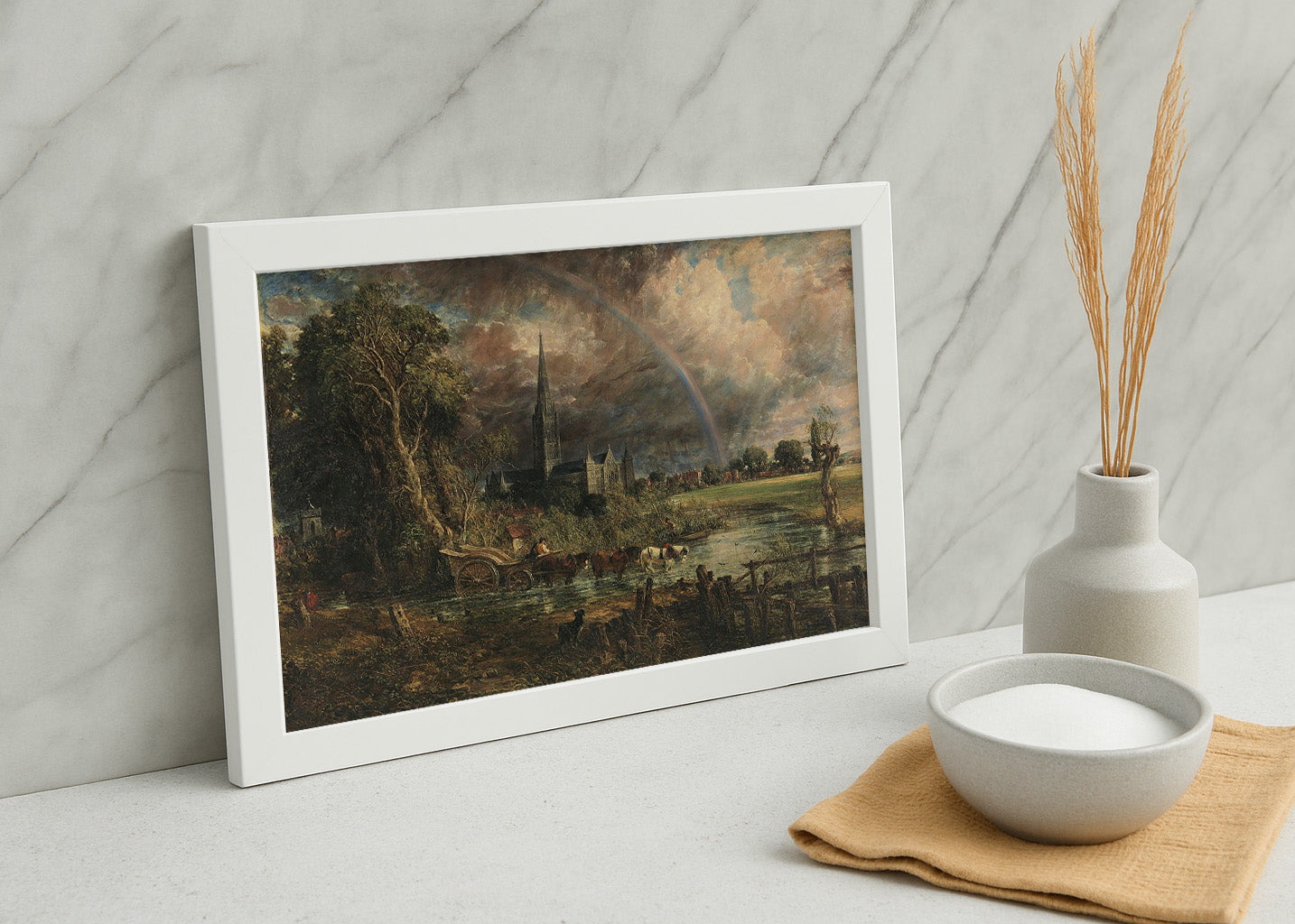 Cuadro ​Catedral de Salisbury desde los prados (John Constable)