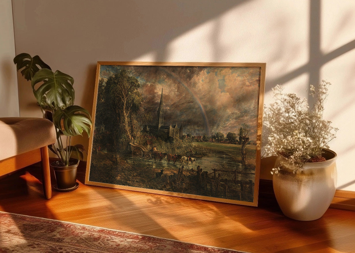 Cuadro ​Catedral de Salisbury desde los prados (John Constable)