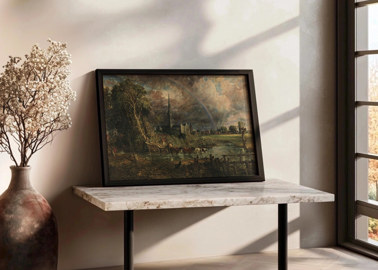 Cuadro ​Catedral de Salisbury desde los prados (John Constable)