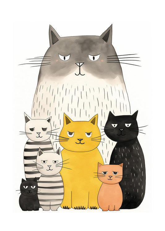 Cuadro ​Cat friends