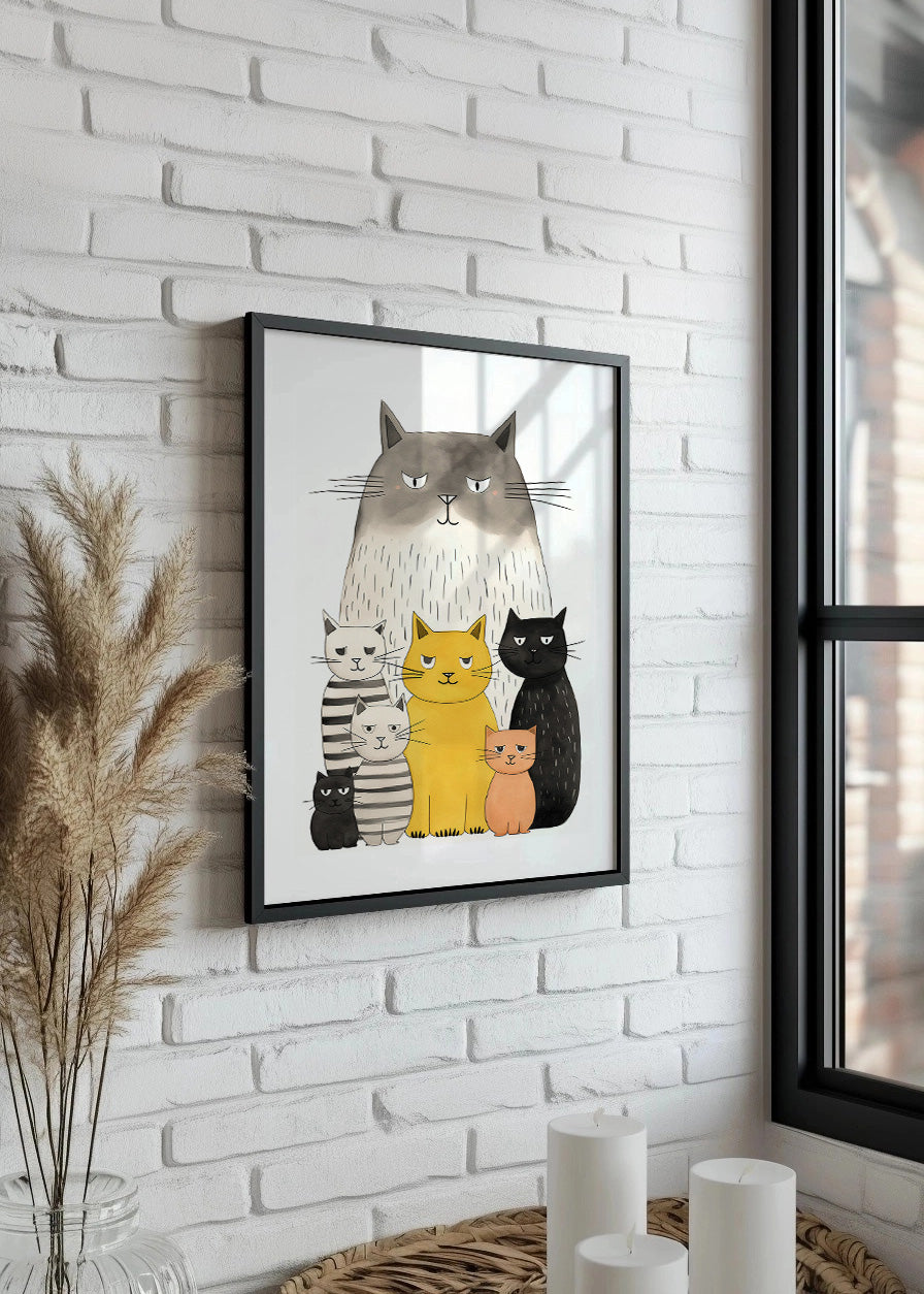 Cuadro ​Cat friends