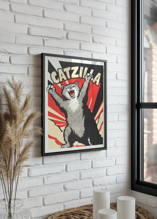Cuadro Catzilla