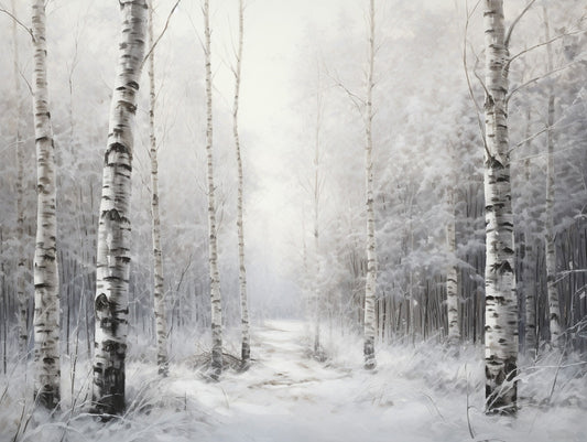 Cuadro de ​Cayó el invierno - Fine Artic