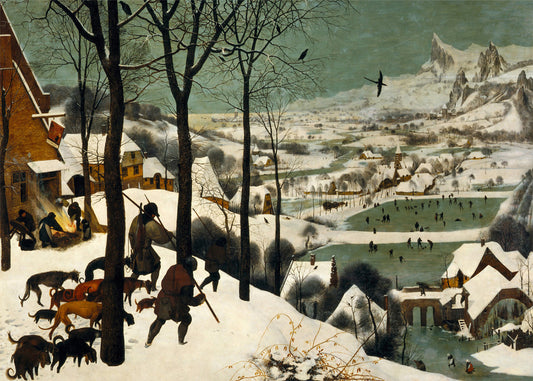 Cuadro Cazadores en la Nieve (Pieter Bruegel el Viejo)