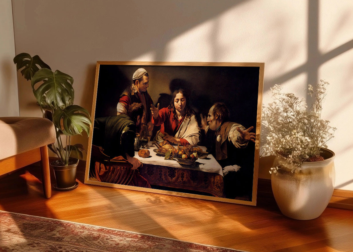 Cuadro ​Cena en Emaús (Caravaggio)