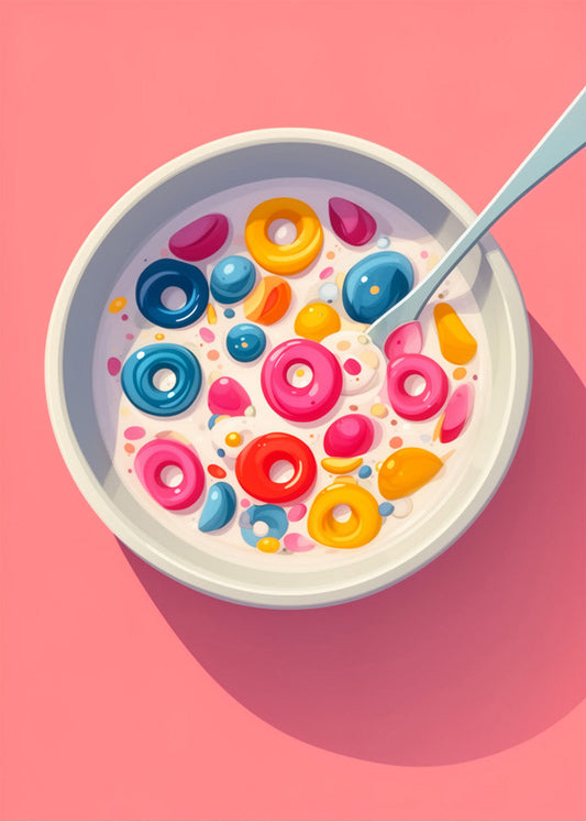 Cuadro Cereales de colores