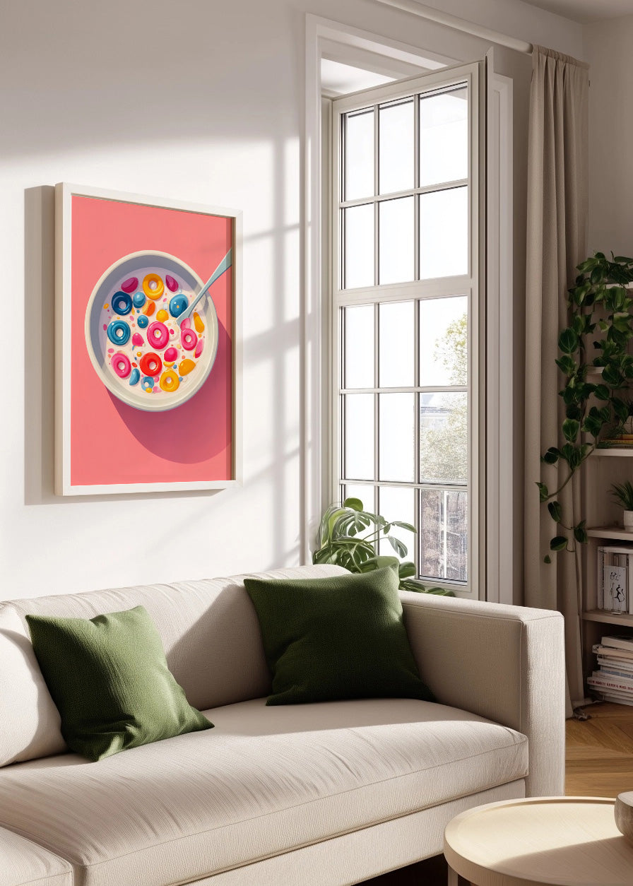Cuadro Cereales de colores
