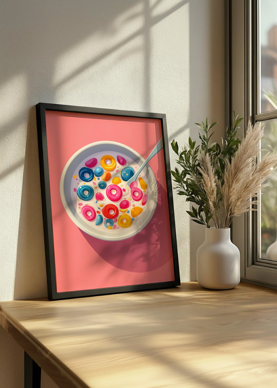 Cuadro Cereales de colores