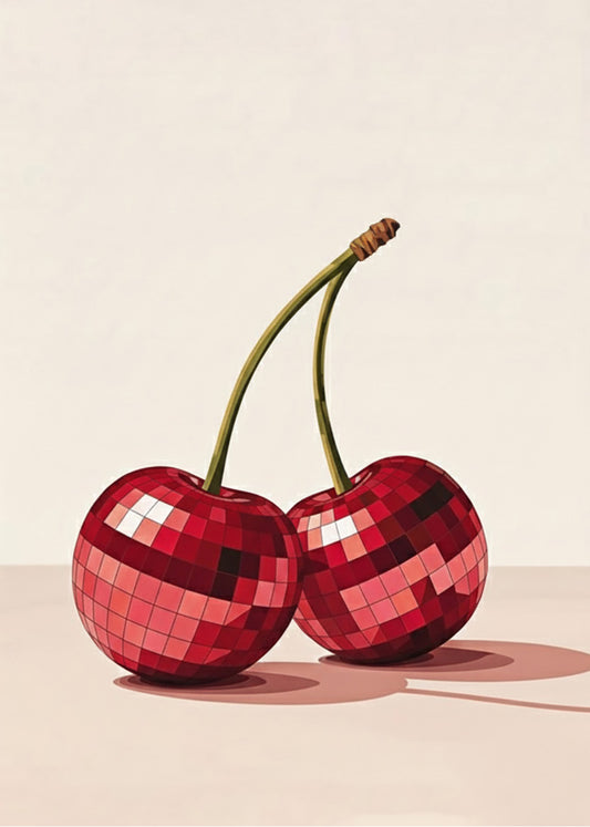 Cuadro Cerezas disco