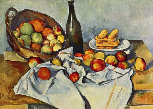 Cuadro ​Cesto de manzanas (Cezanne)
