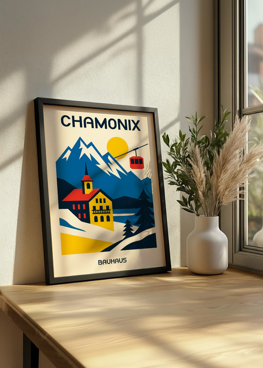 Cuadro Chamonix Poster Bauhaus (1)
