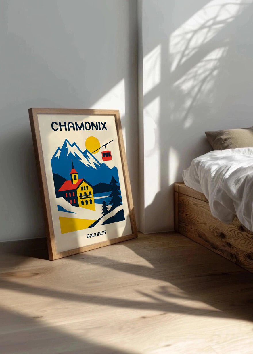 Cuadro Chamonix Poster Bauhaus (1)