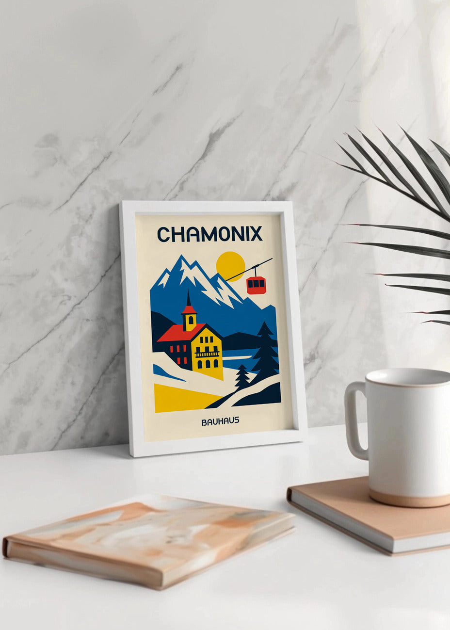 Cuadro Chamonix Poster Bauhaus (1)