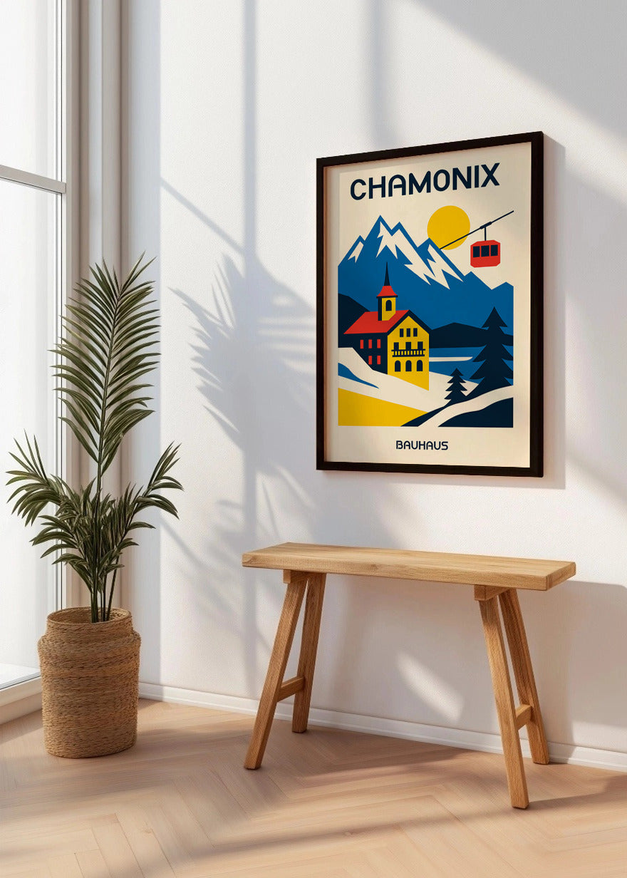 Cuadro Chamonix Poster Bauhaus (1)
