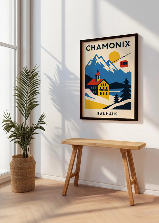 Cuadro Chamonix Poster Bauhaus (1)