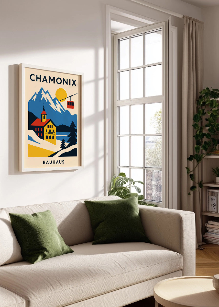 Cuadro Chamonix Poster Bauhaus (1)