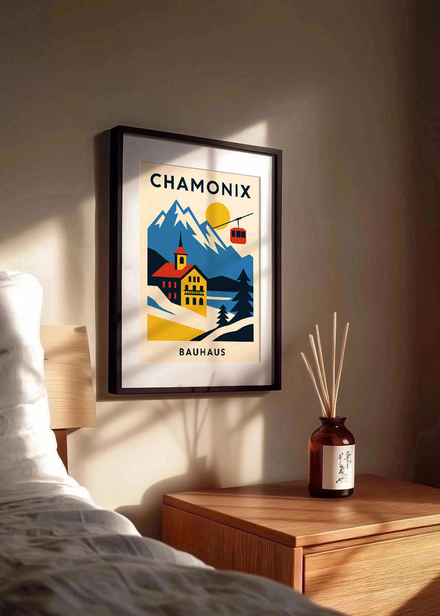 Cuadro Chamonix Poster Bauhaus (1)