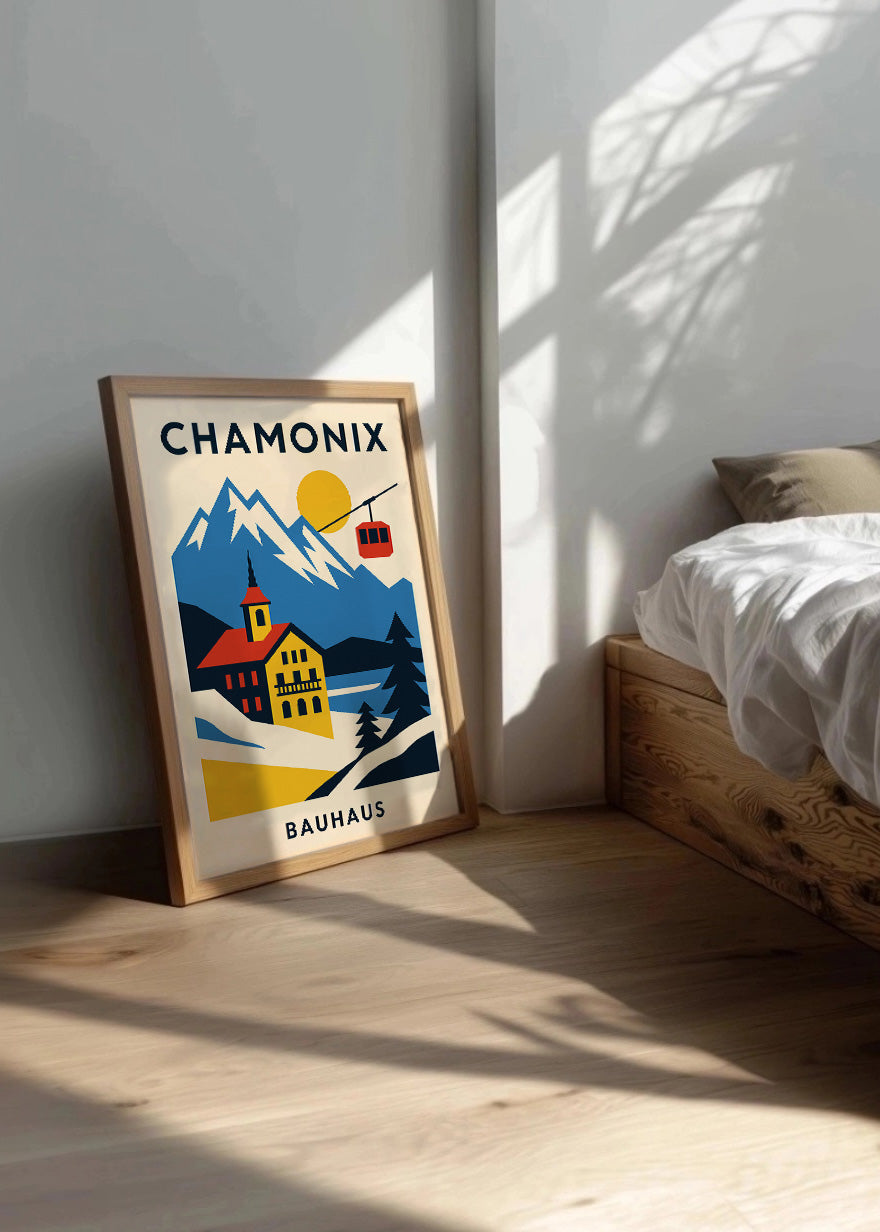 Cuadro Chamonix Poster Bauhaus (1)