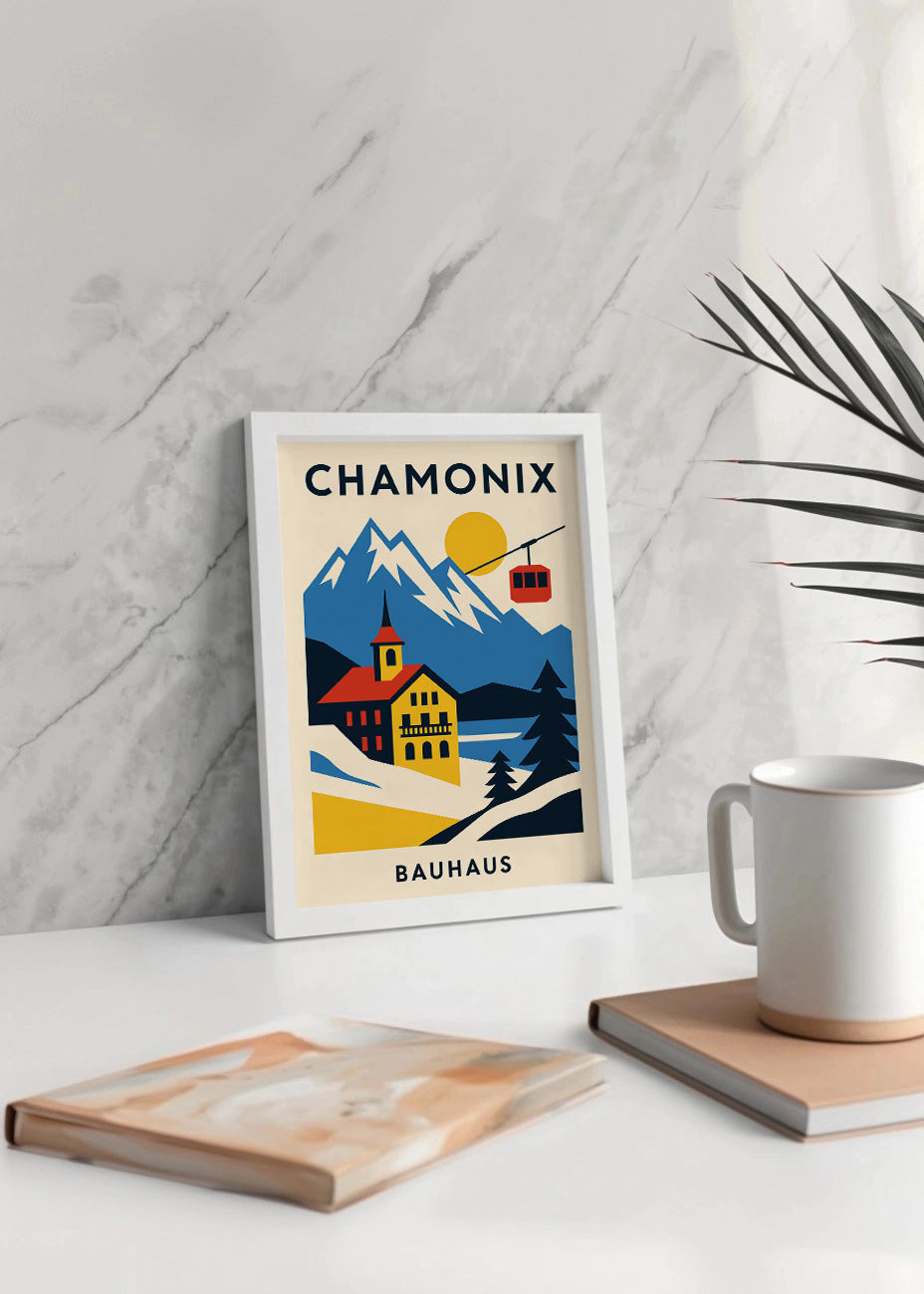 Cuadro Chamonix Poster Bauhaus (1)