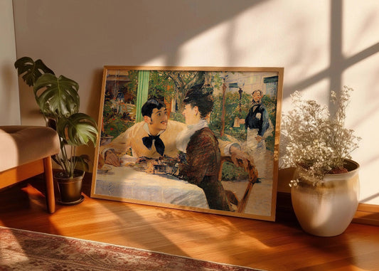 Cuadro Chez Le Pere Lathuile (Edouard Manet)