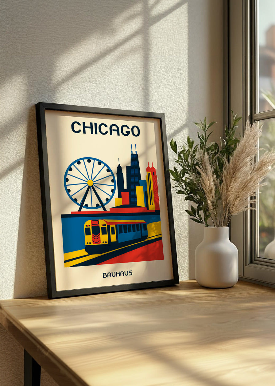 Cuadro Chicago Poster Bauhaus