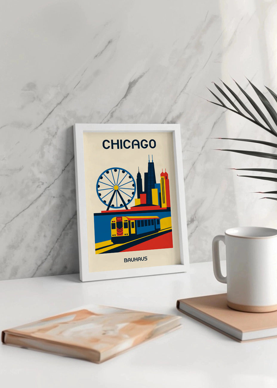 Cuadro Chicago Poster Bauhaus