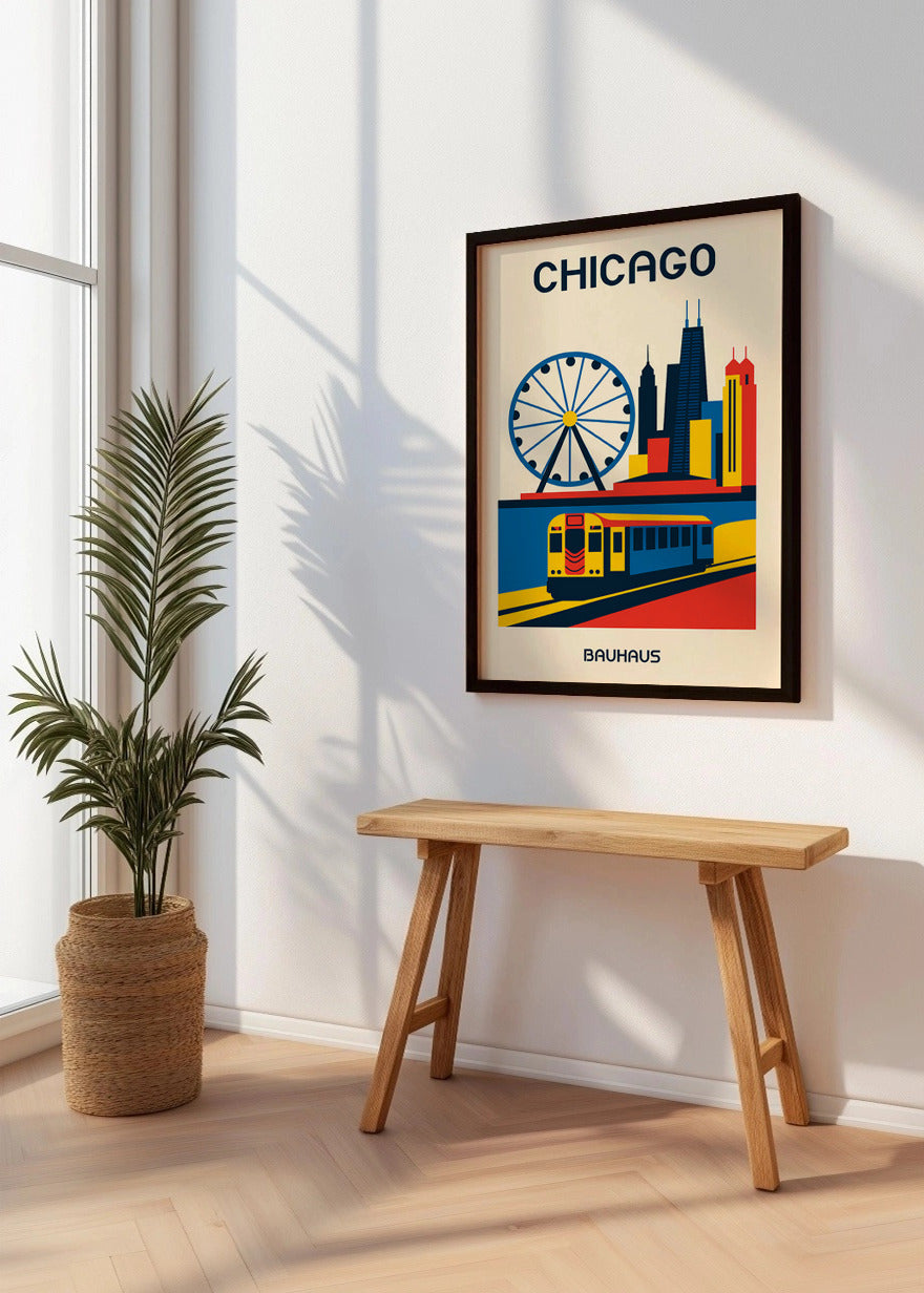Cuadro Chicago Poster Bauhaus
