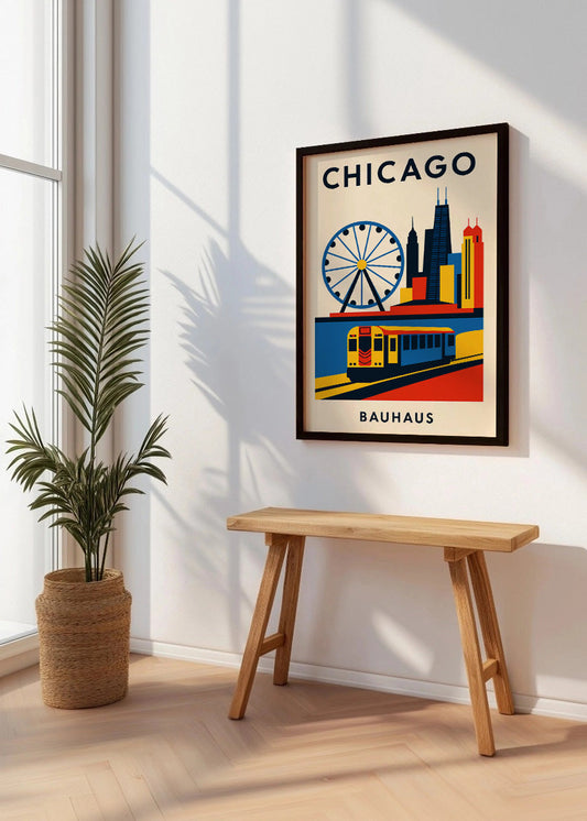 Cuadro Chicago Poster Bauhaus