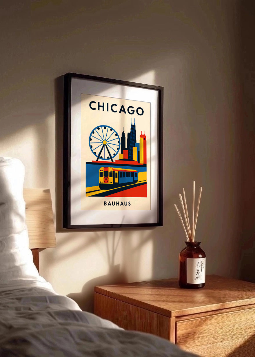Cuadro Chicago Poster Bauhaus