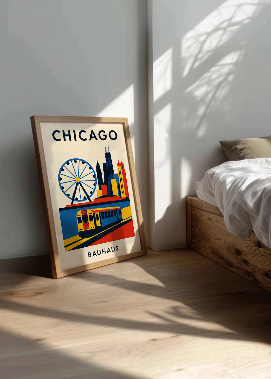 Cuadro Chicago Poster Bauhaus