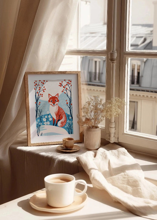 Cuadro Christmas fox