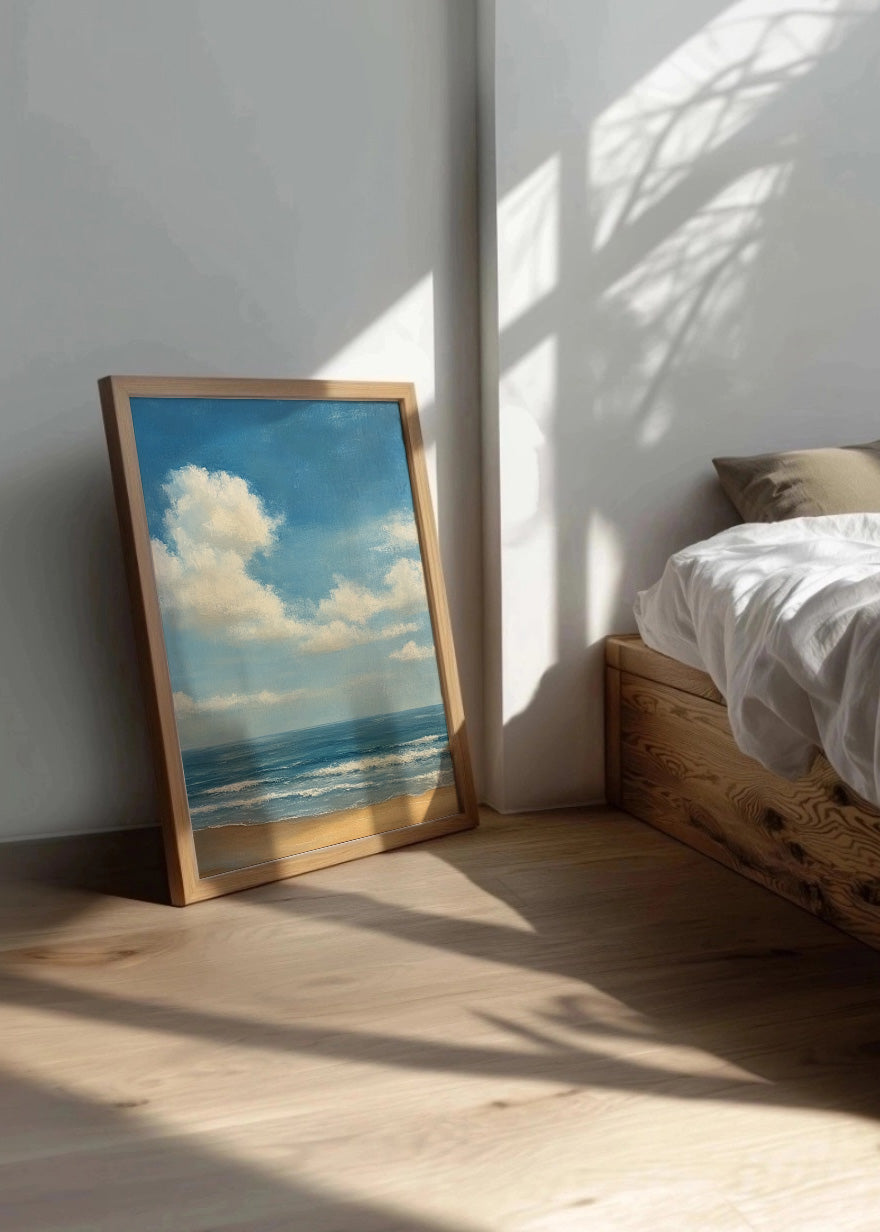 Cuadro ​Cielo nublado sobre el mar