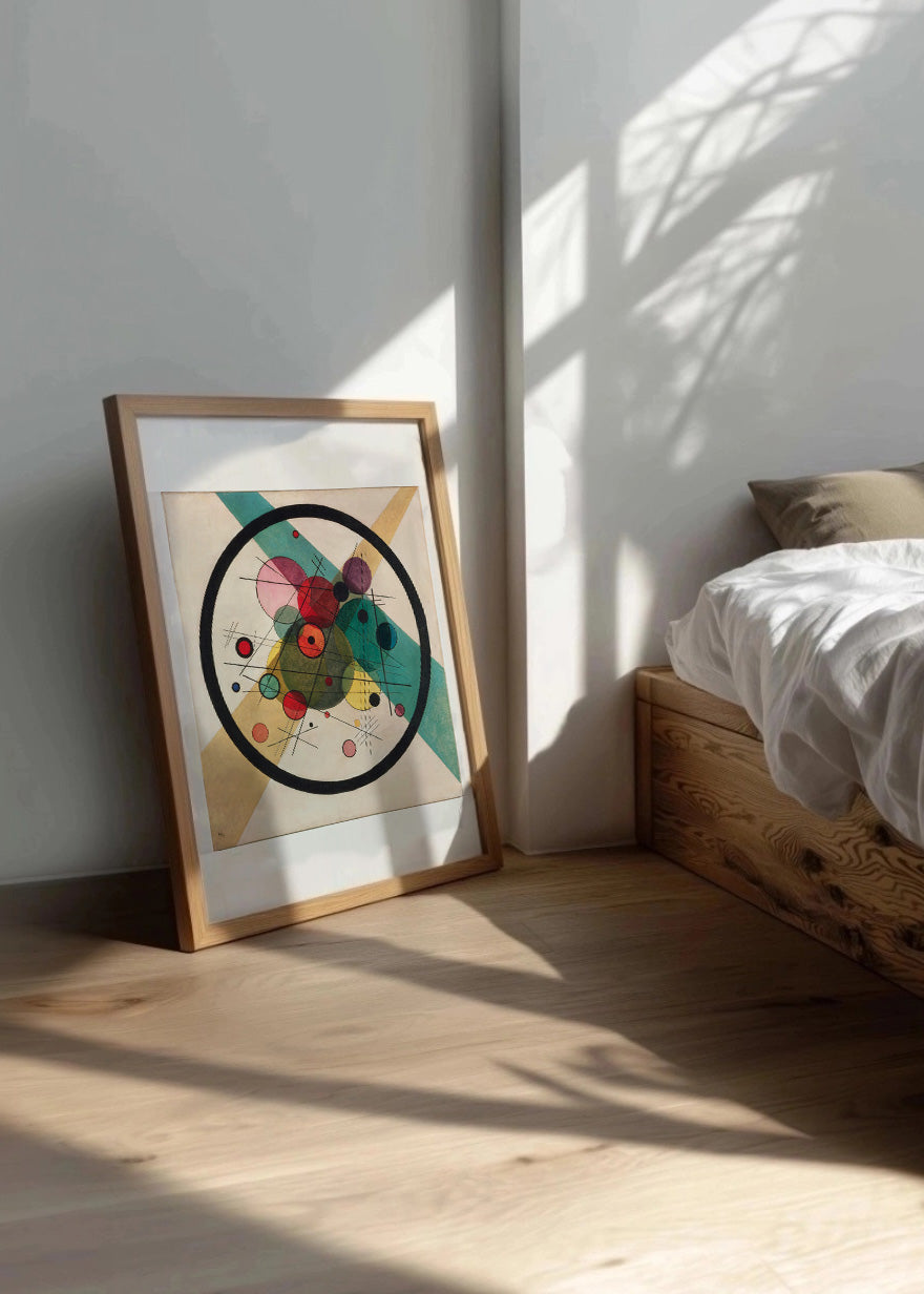 Cuadro Círculos en un círculo (Kandinsky)