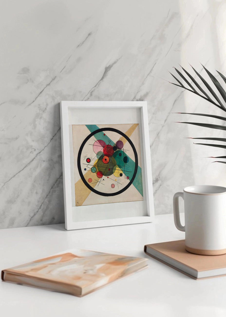 Cuadro Círculos en un círculo (Kandinsky)