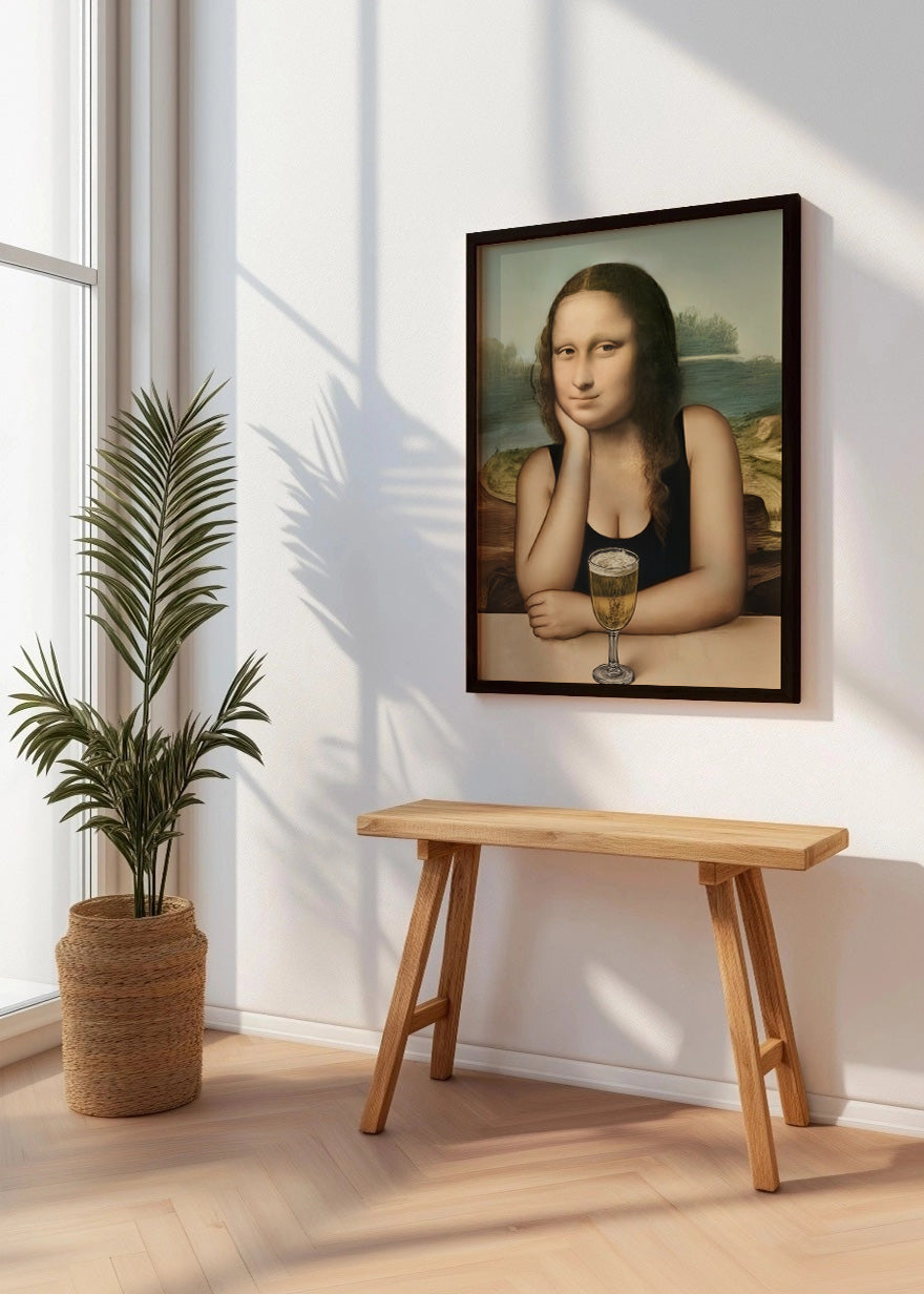 Cuadro Cita con la Mona Lisa