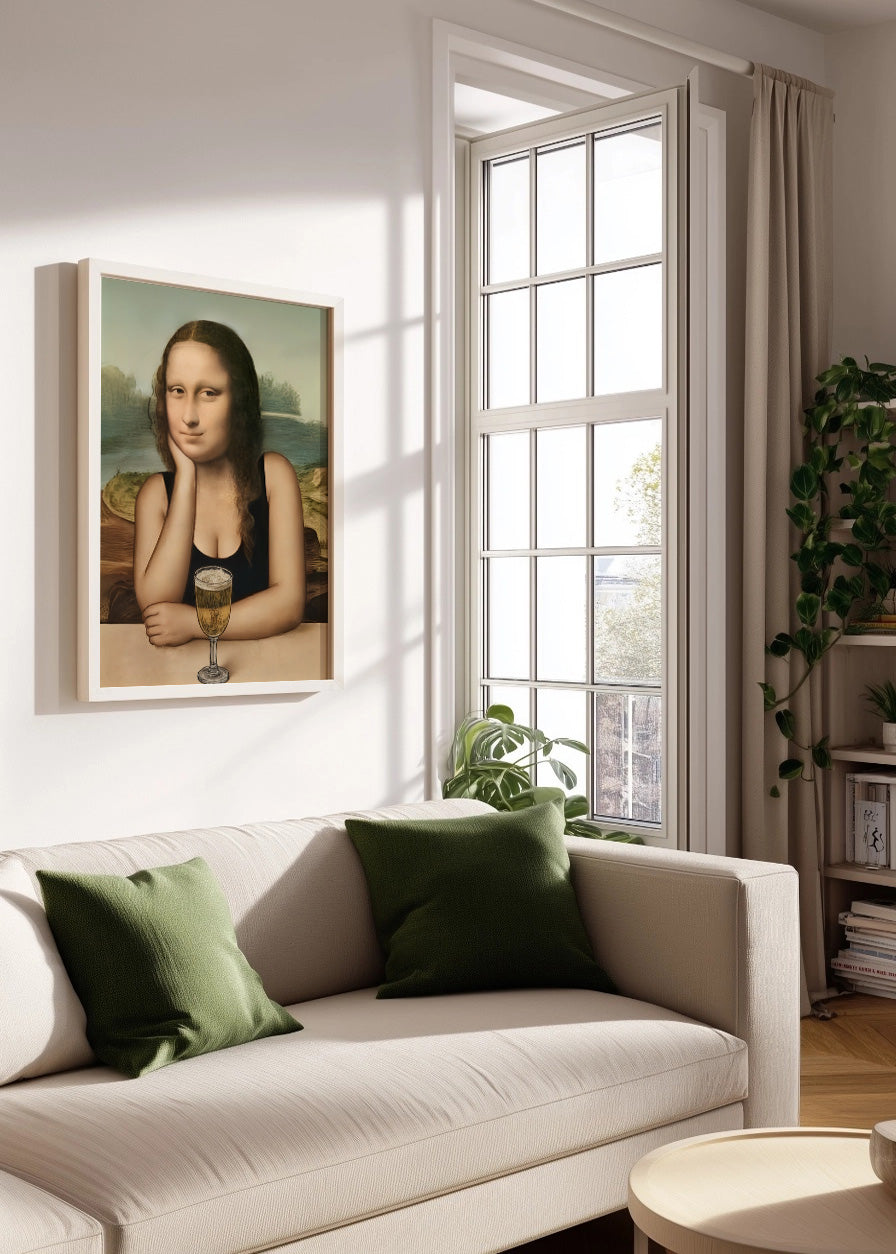 Cuadro Cita con la Mona Lisa