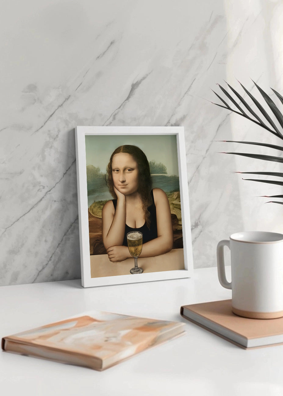 Cuadro Cita con la Mona Lisa