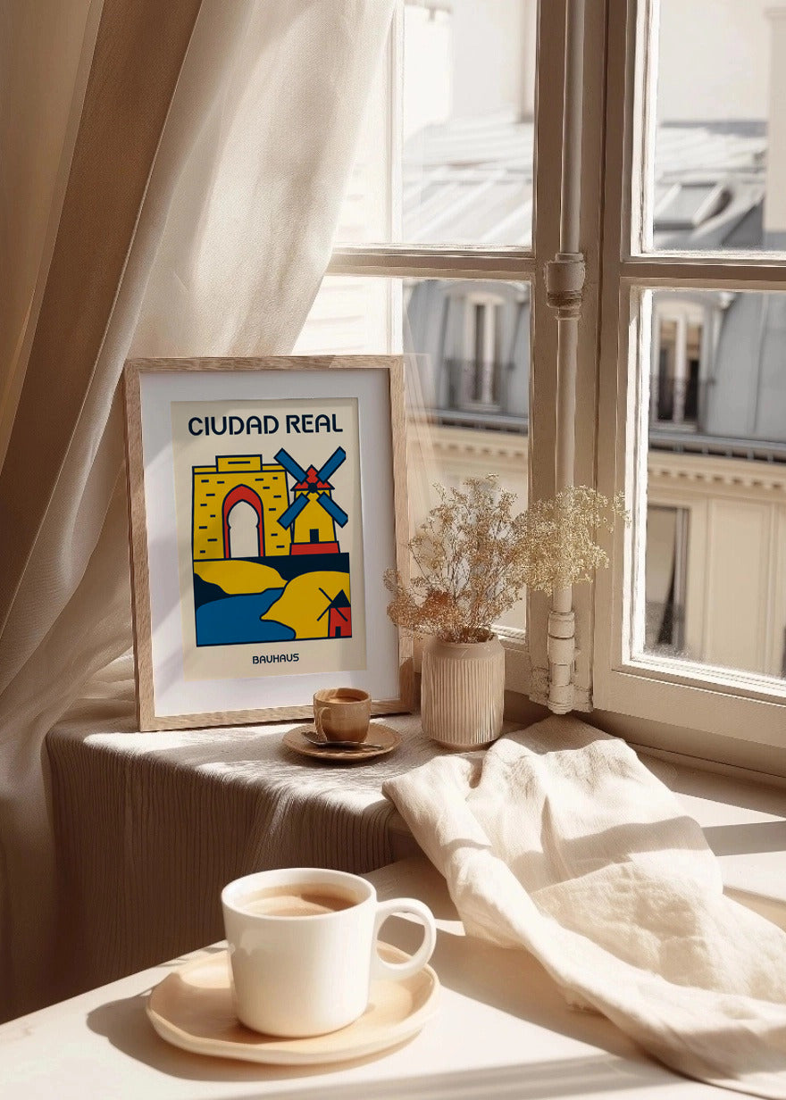 Cuadro Ciudad Real Poster Bauhaus