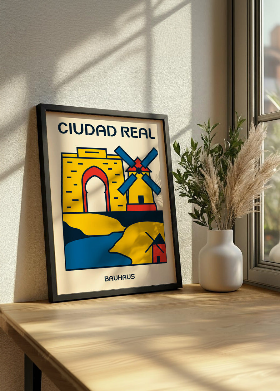 Cuadro Ciudad Real Poster Bauhaus
