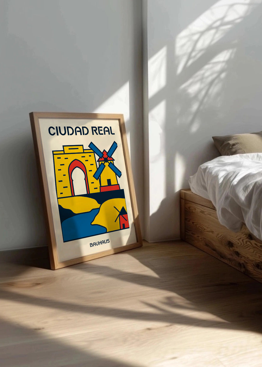 Cuadro Ciudad Real Poster Bauhaus