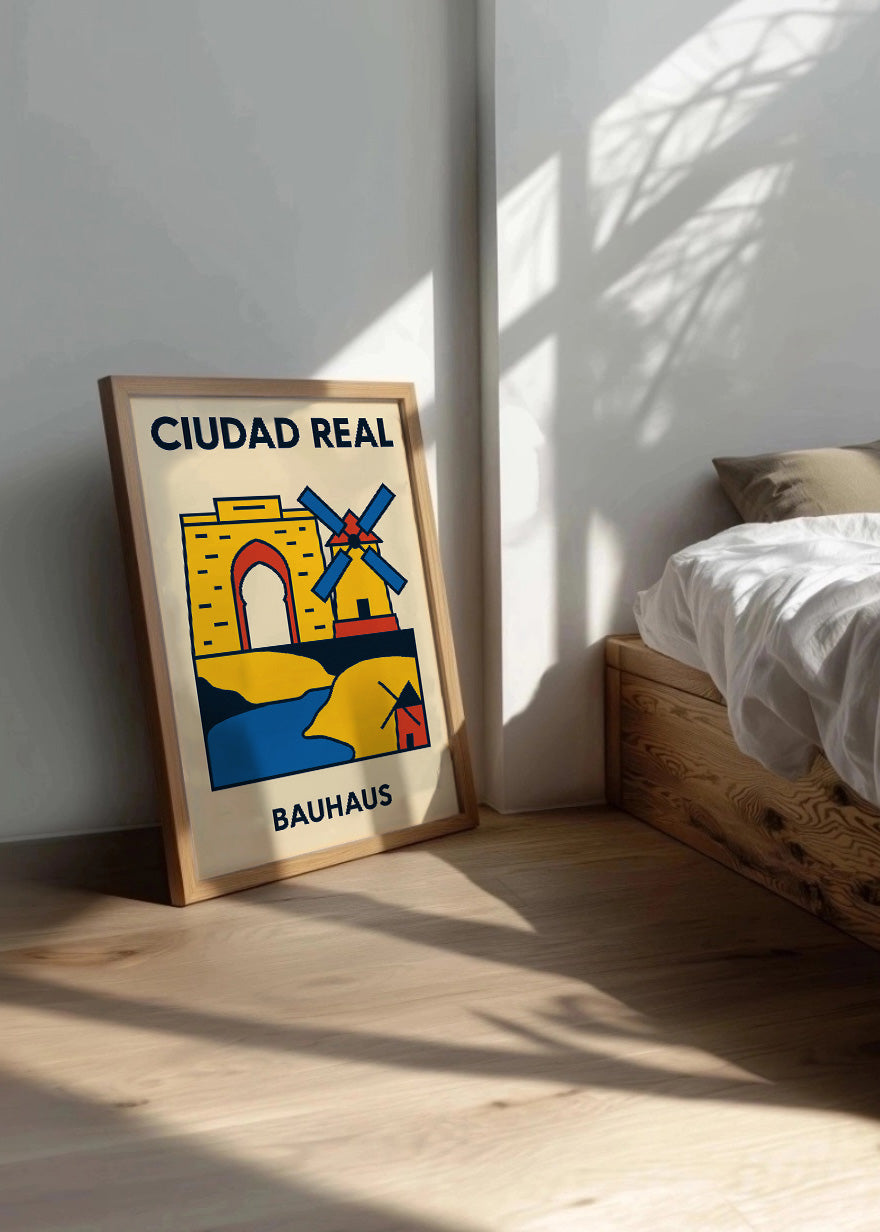 Cuadro Ciudad Real Poster Bauhaus
