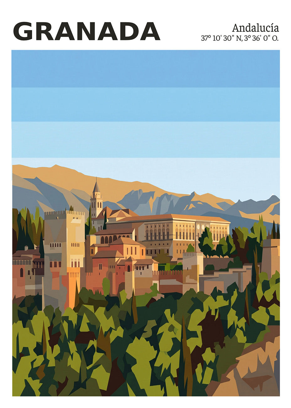 Cuadro Ciudad de Granada - Coord