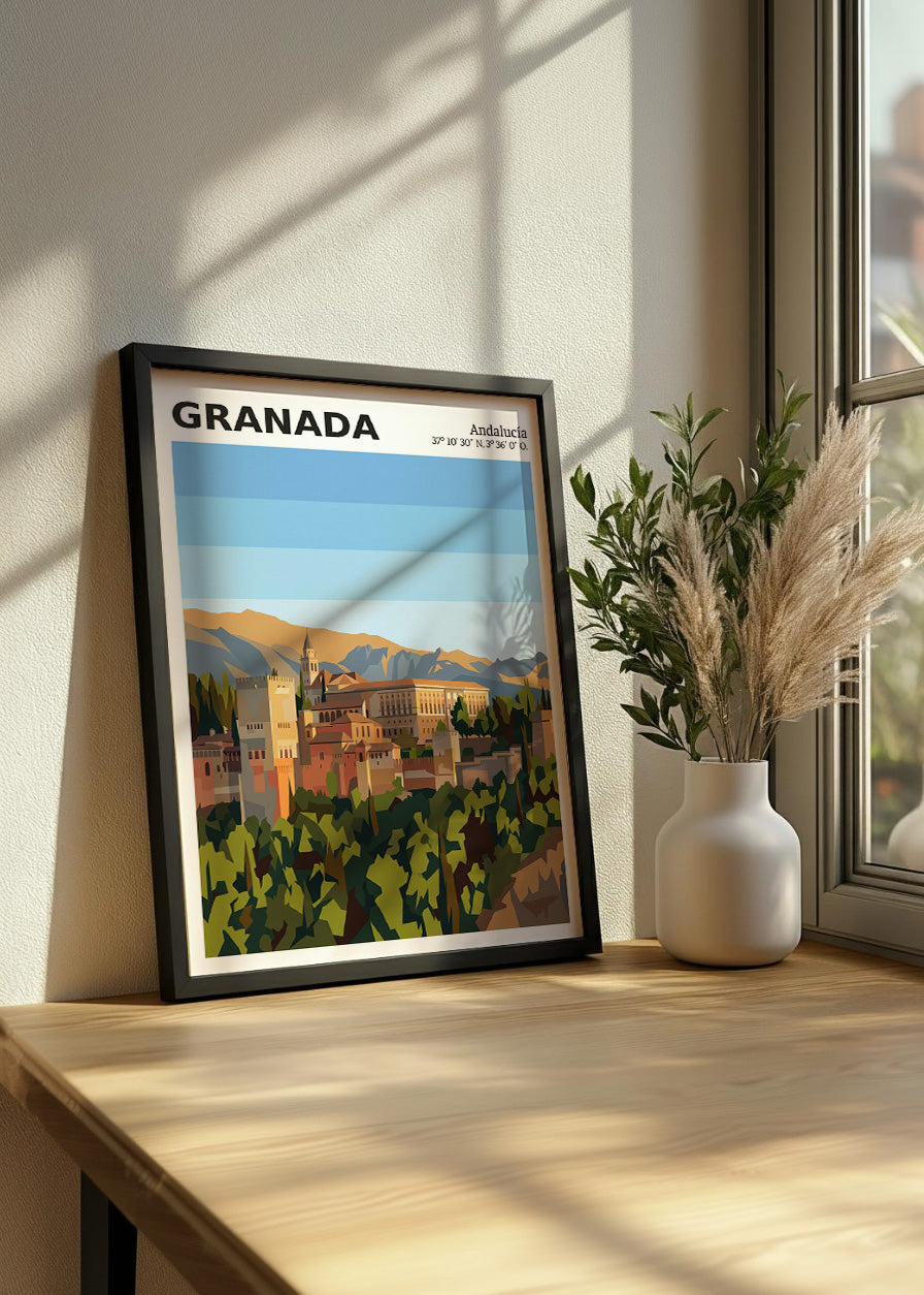 Cuadro Ciudad de Granada - Coord