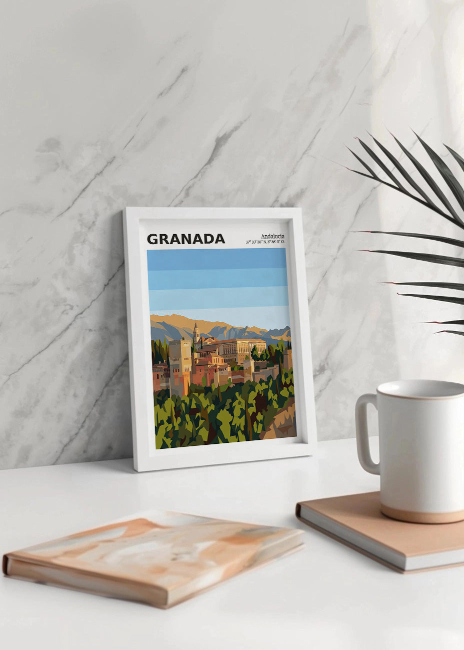 Cuadro Ciudad de Granada - Coord