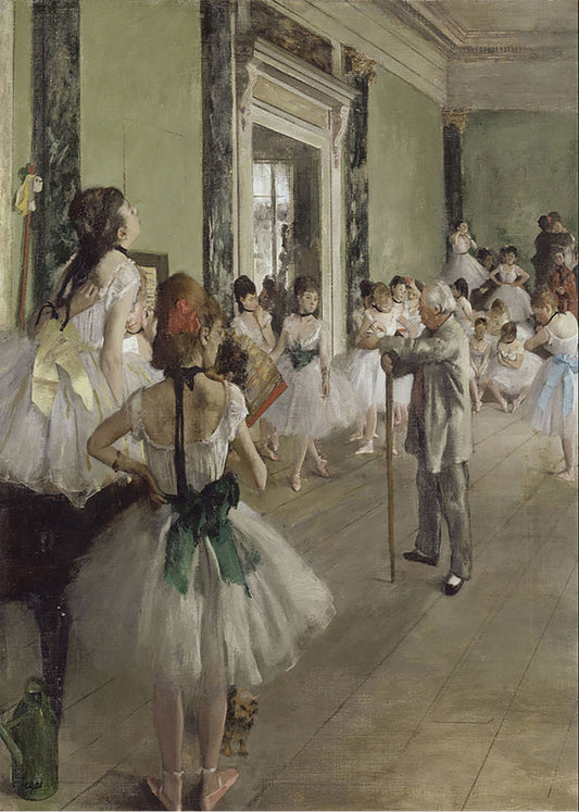 Cuadro ​Clase de ballet (Edgar Degas)