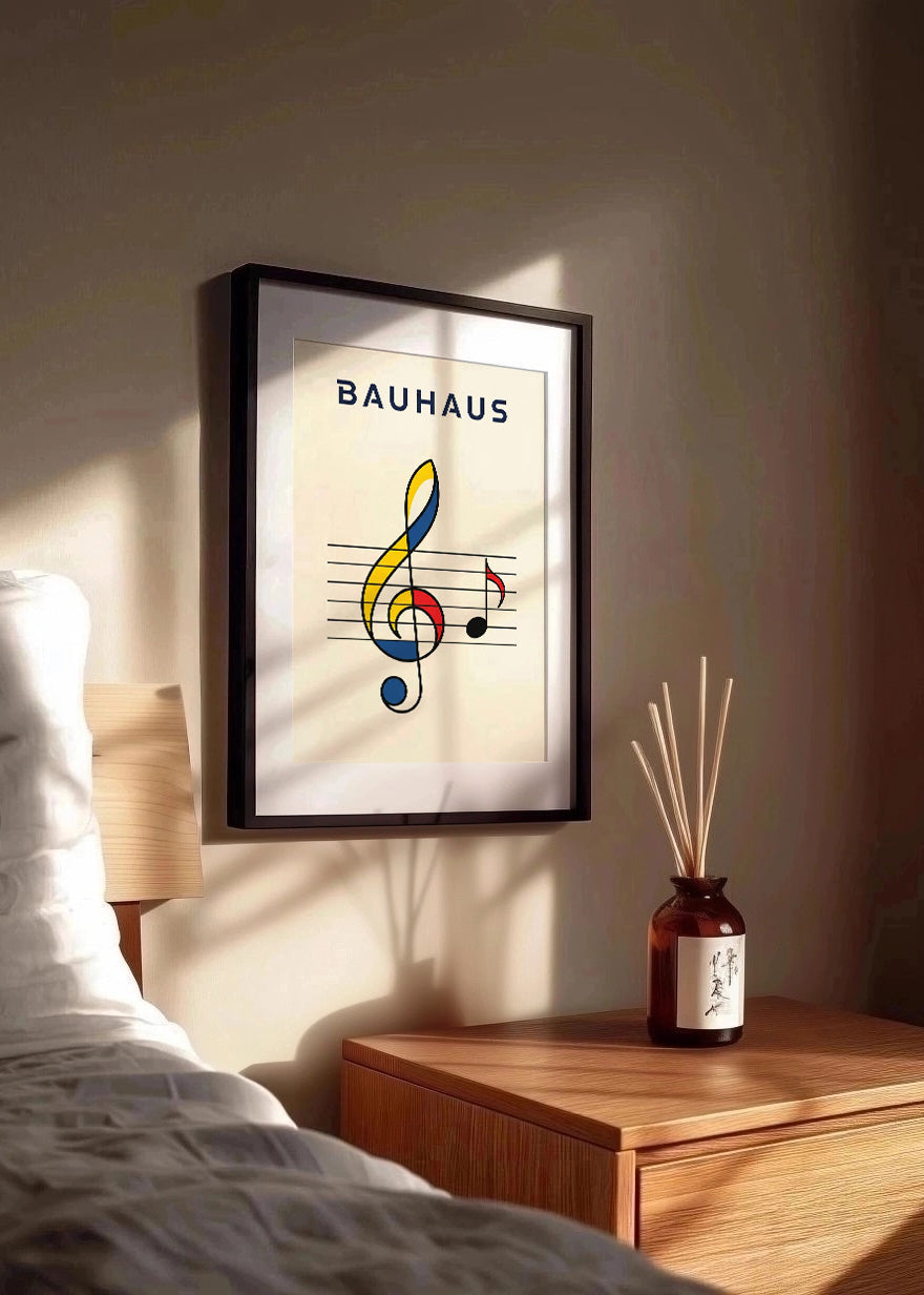 Cuadro Clave de sol Bauhaus