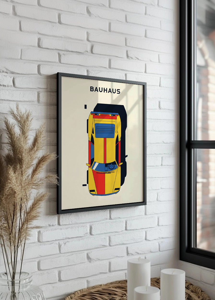 Cuadro Coche Baugaus
