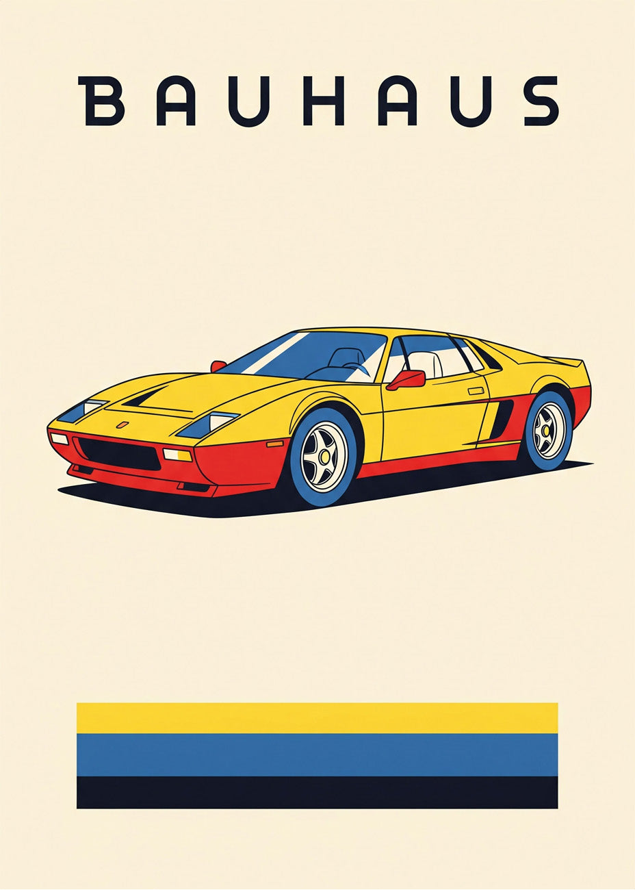 Cuadro Coche deportivo Bauhaus