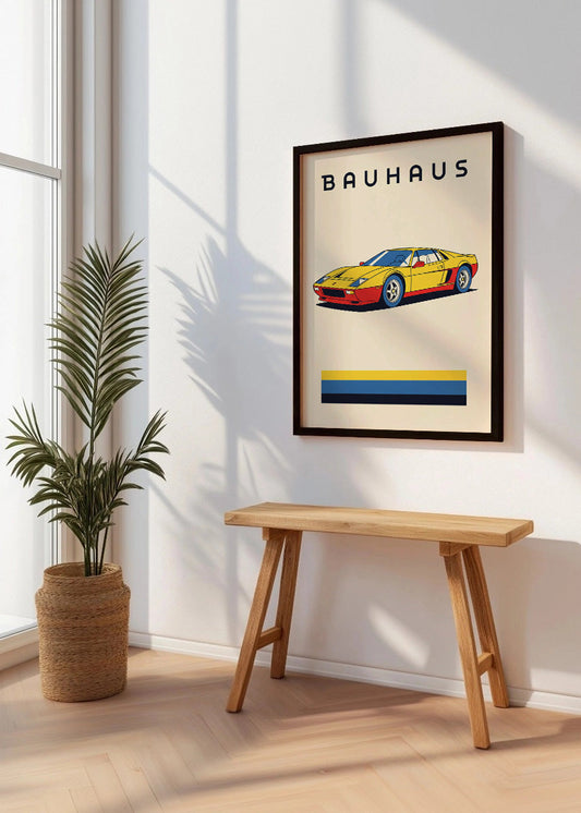 Cuadro Coche deportivo Bauhaus