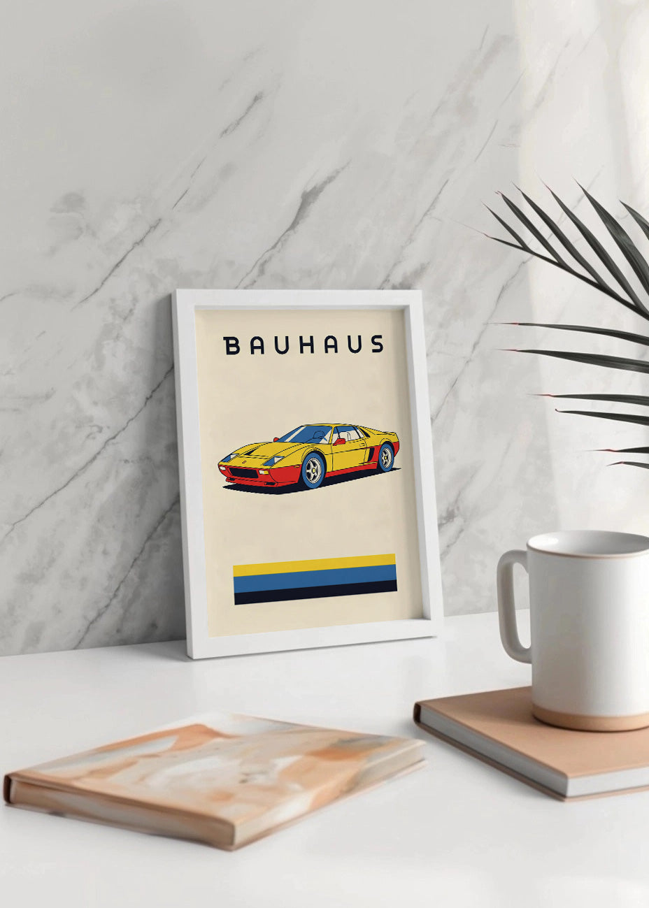 Cuadro Coche deportivo Bauhaus